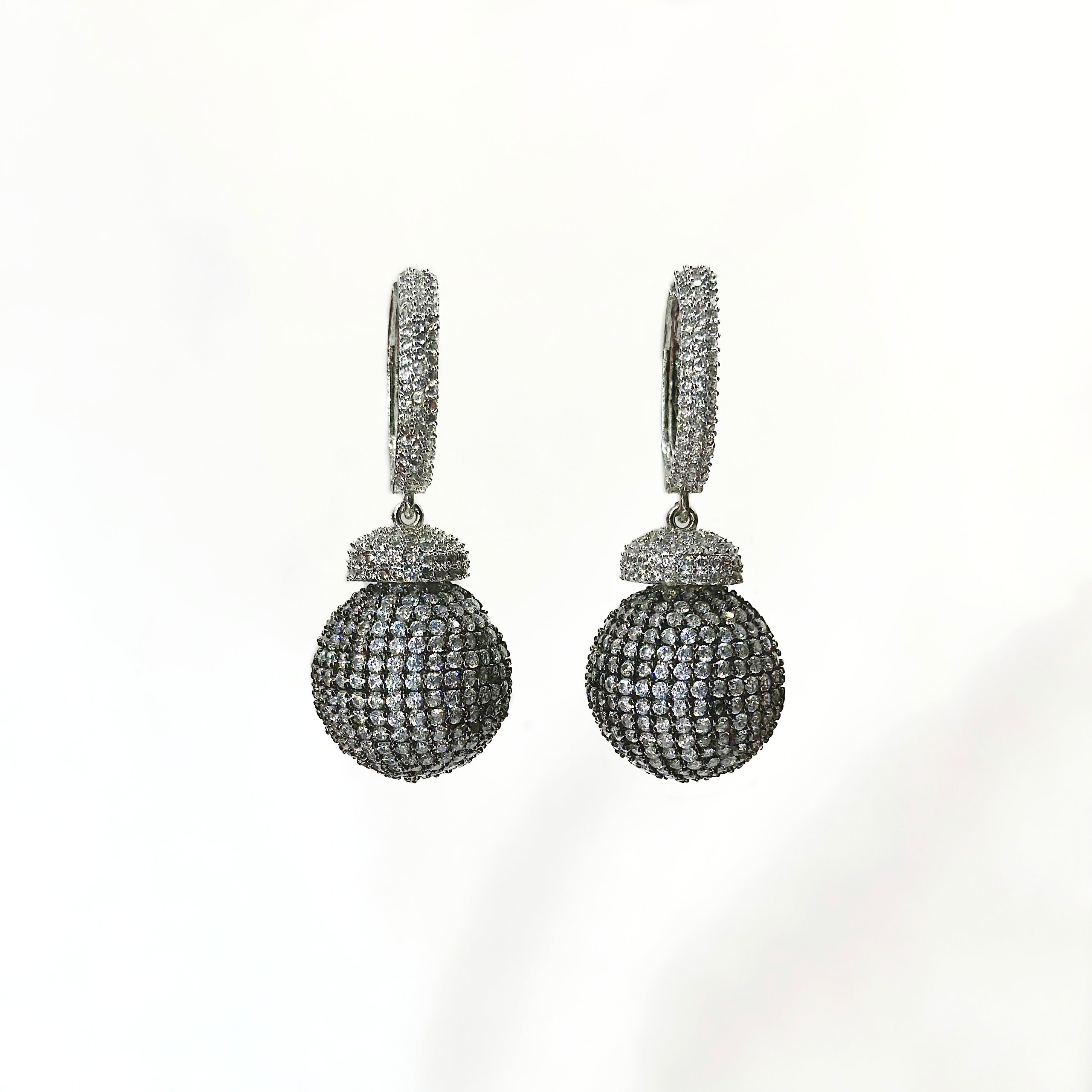 Minimalist Black hanging Earrings for Women