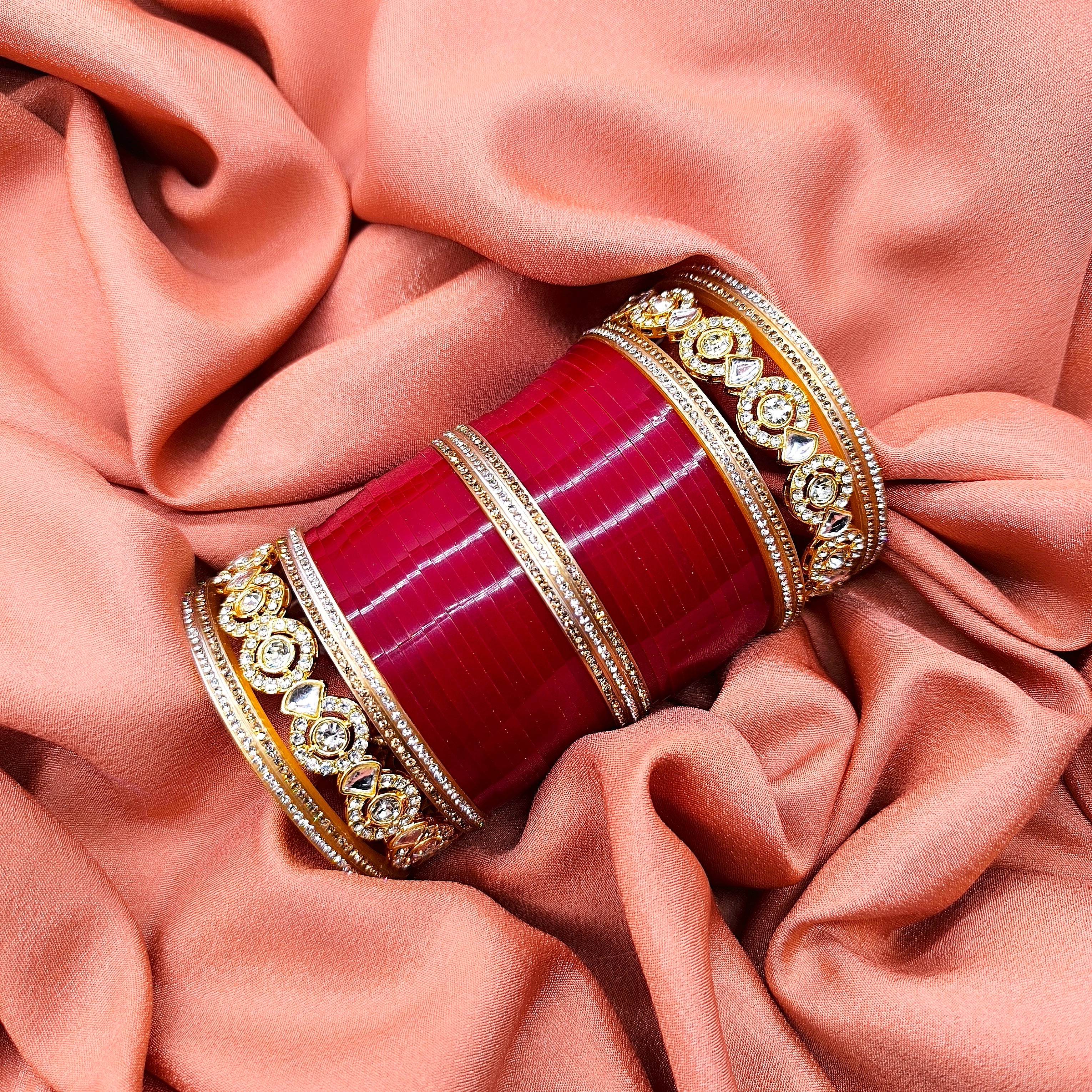 Sheetal Inspired Bridal Red Chura