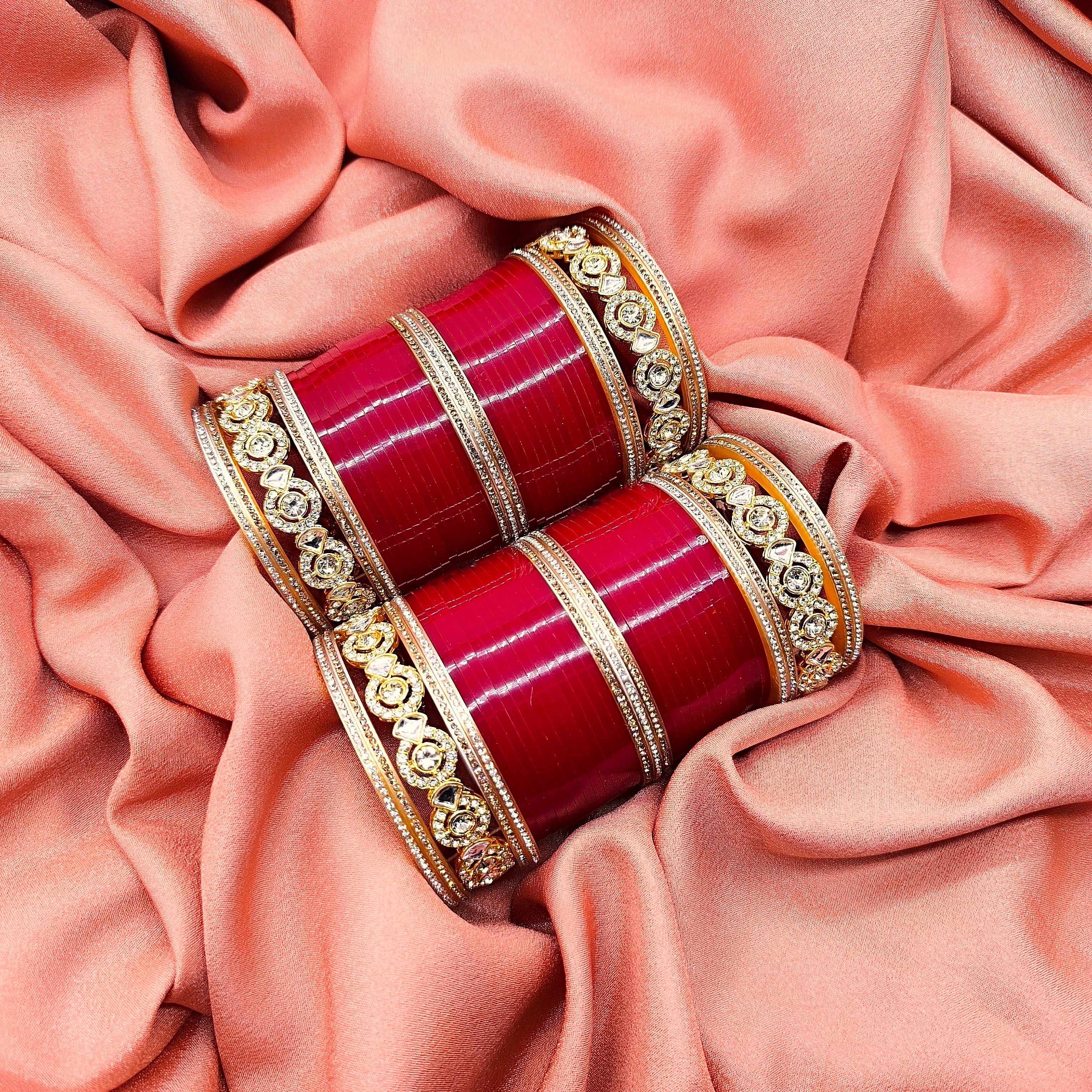 Sheetal Inspired Bridal Red Chura