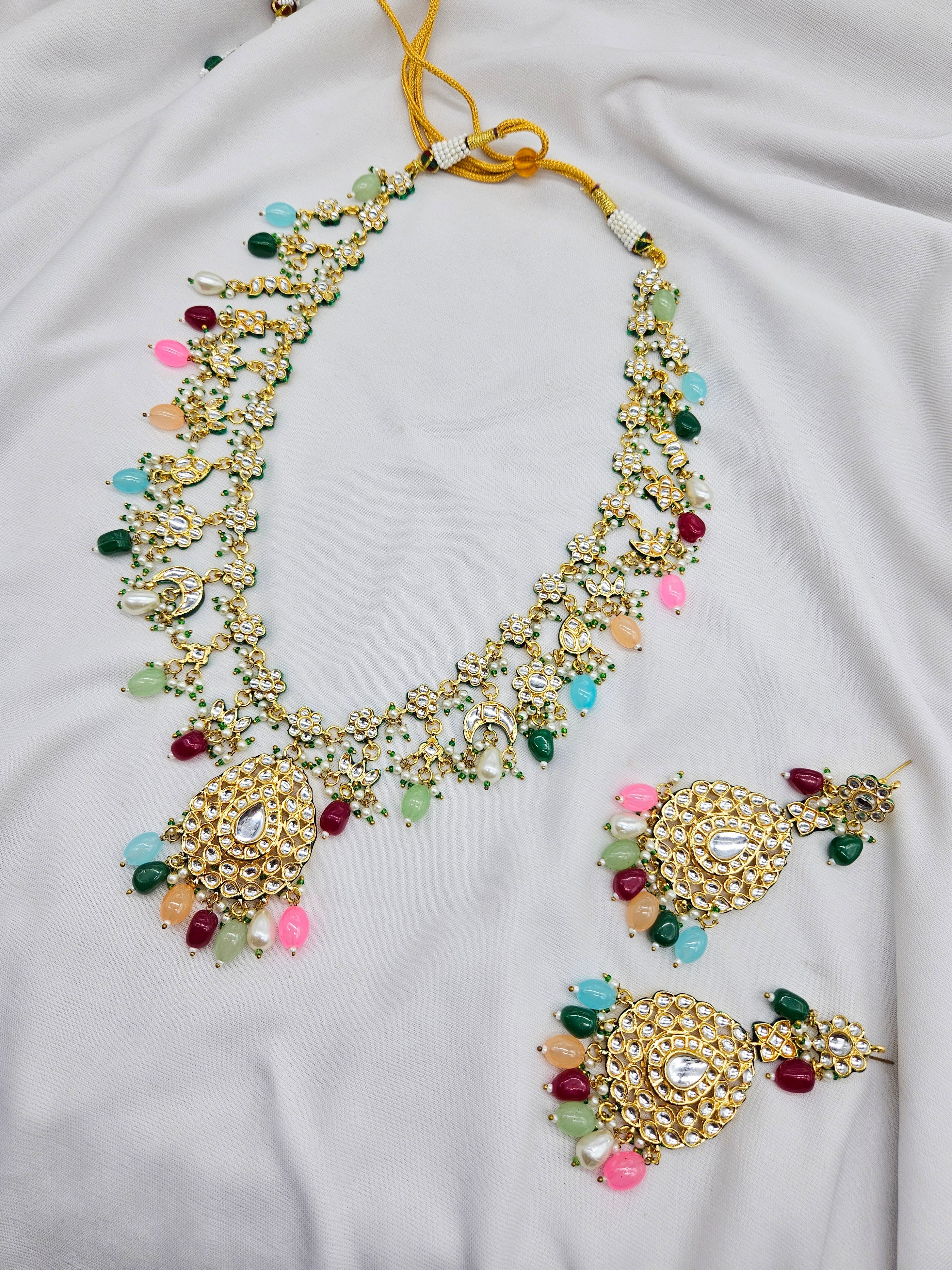 Orra Multicolor demifine Kundan Set
