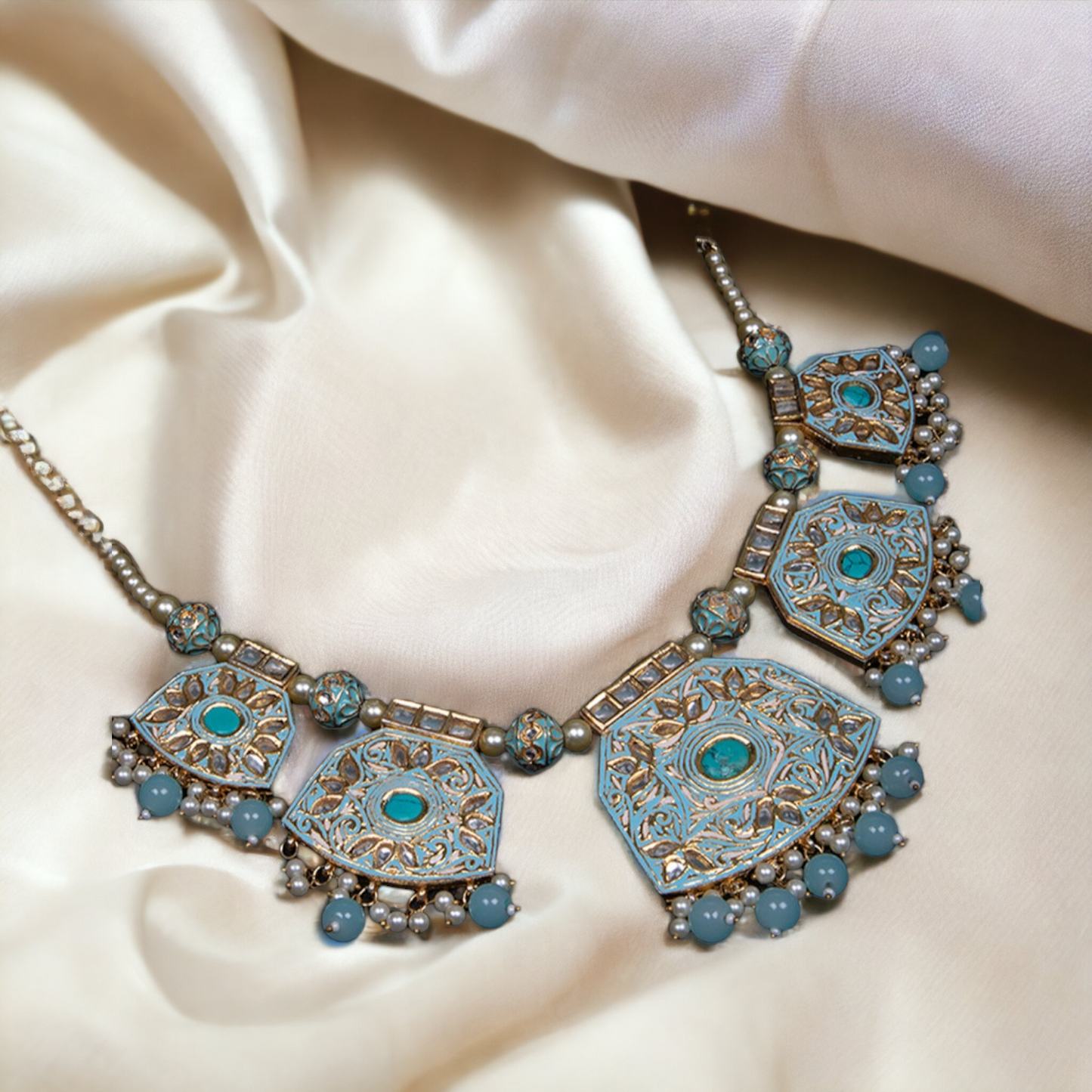 KIAH KUNDAN NECKLACE SET