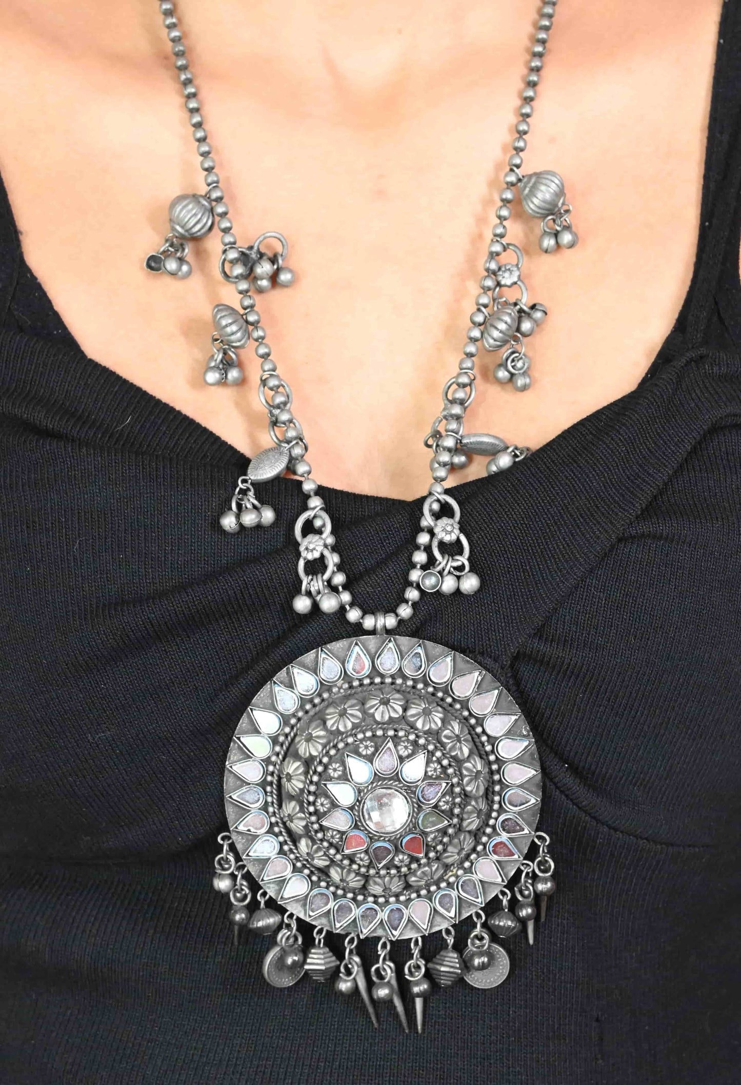 GAMINI OXIDISED NECKLACE SET