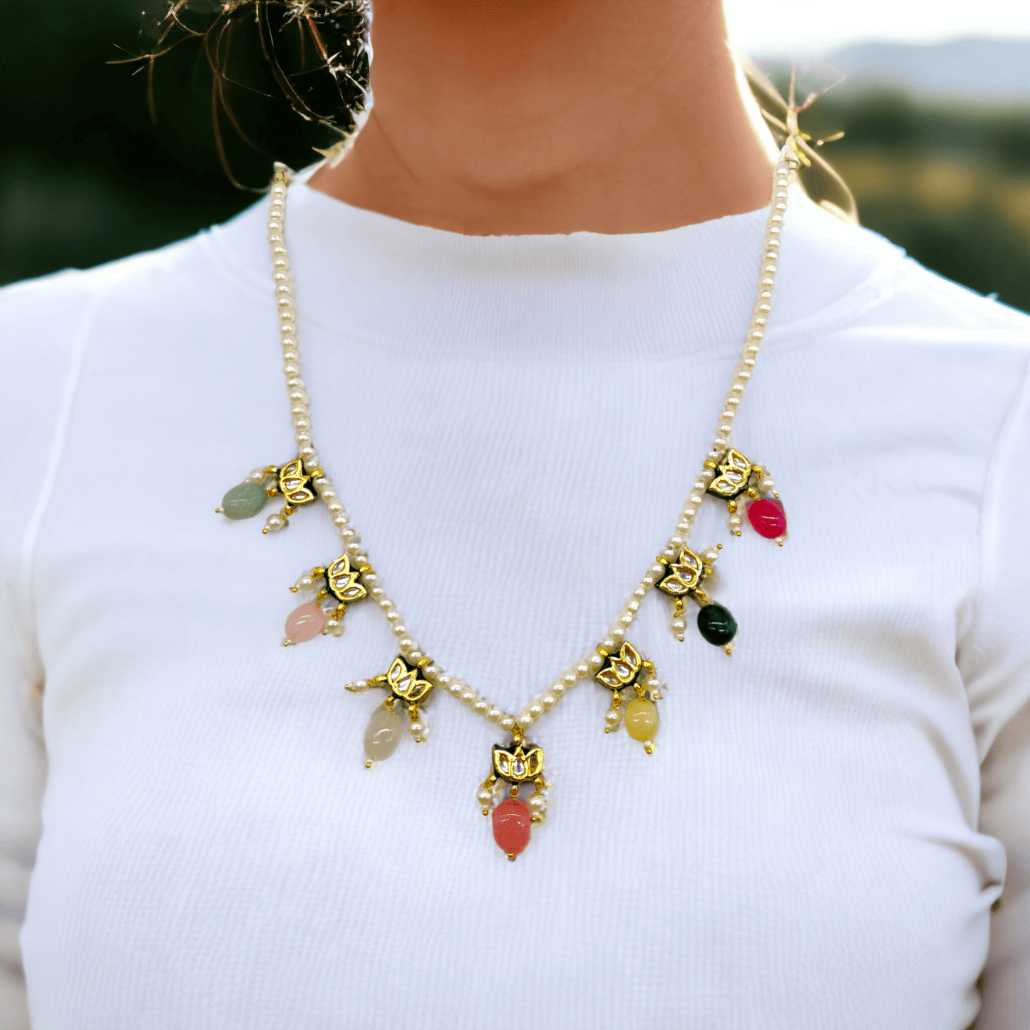pearl necklace women