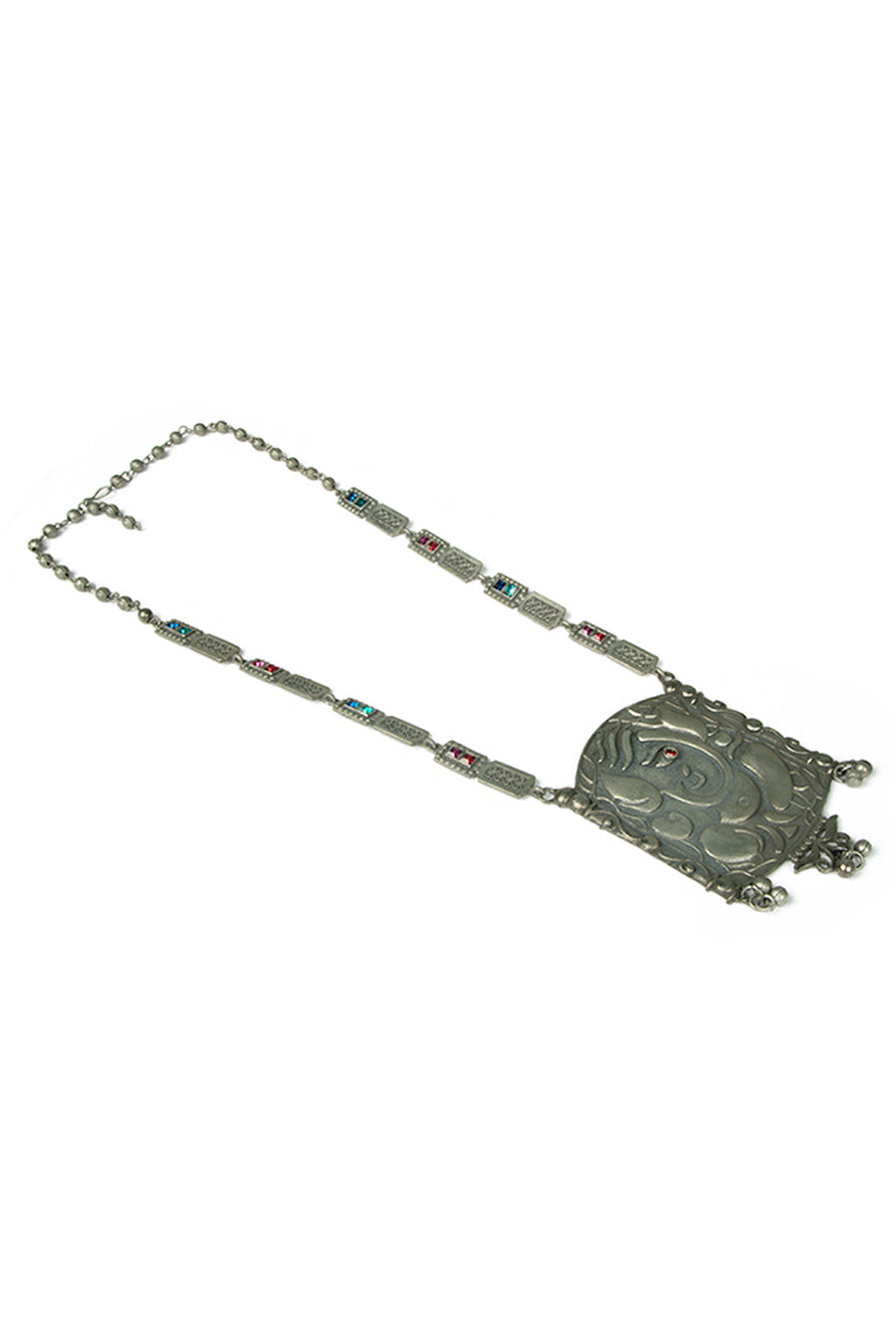 SANAZ OXIDISED NECKLACE SET