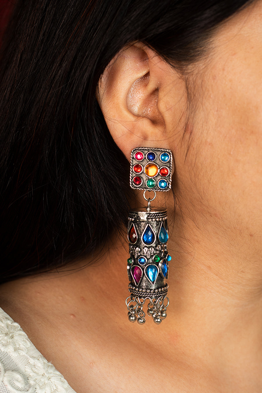 GUL OXIDISED EARRINGS