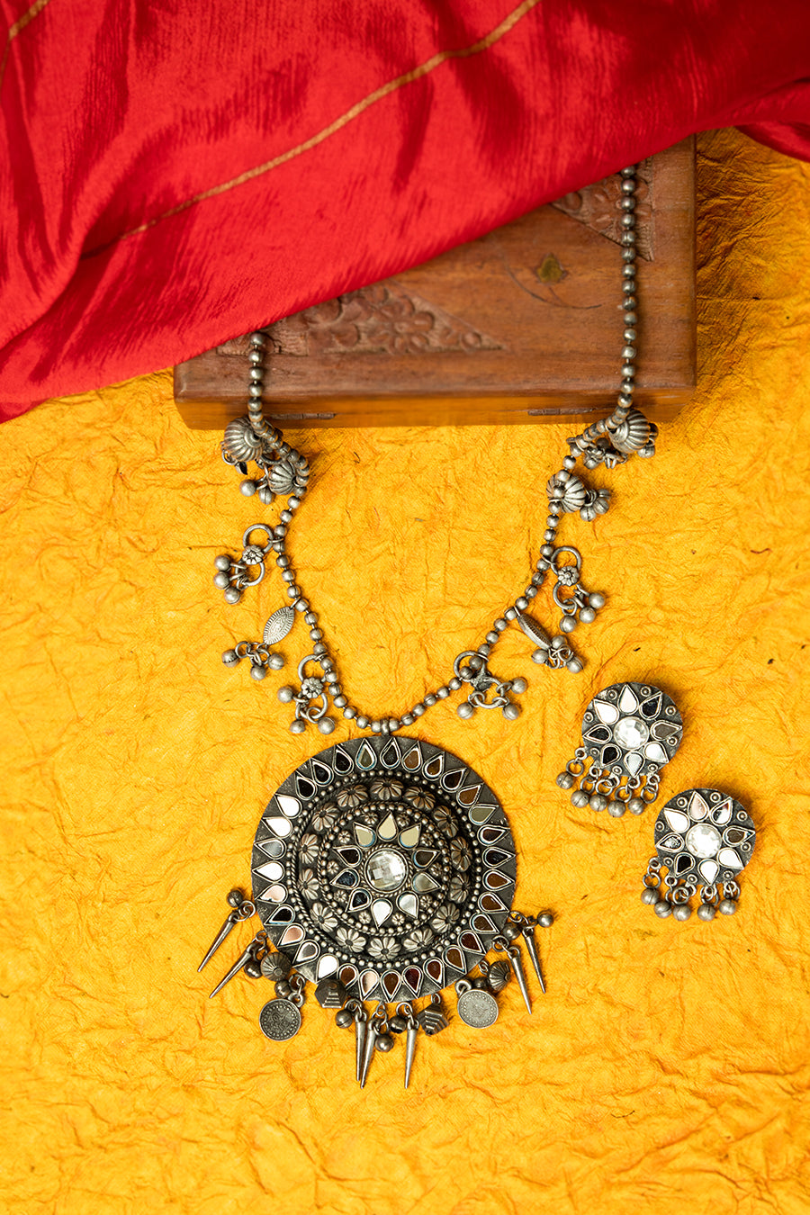 GAMINI OXIDISED NECKLACE SET