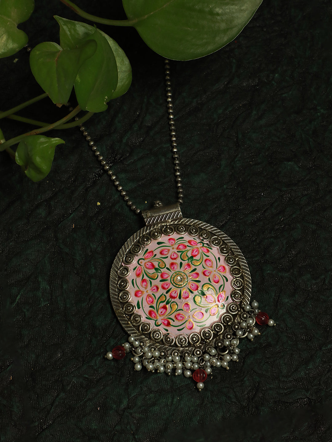 ARNAVI MEENA OXIDISED PENDANT