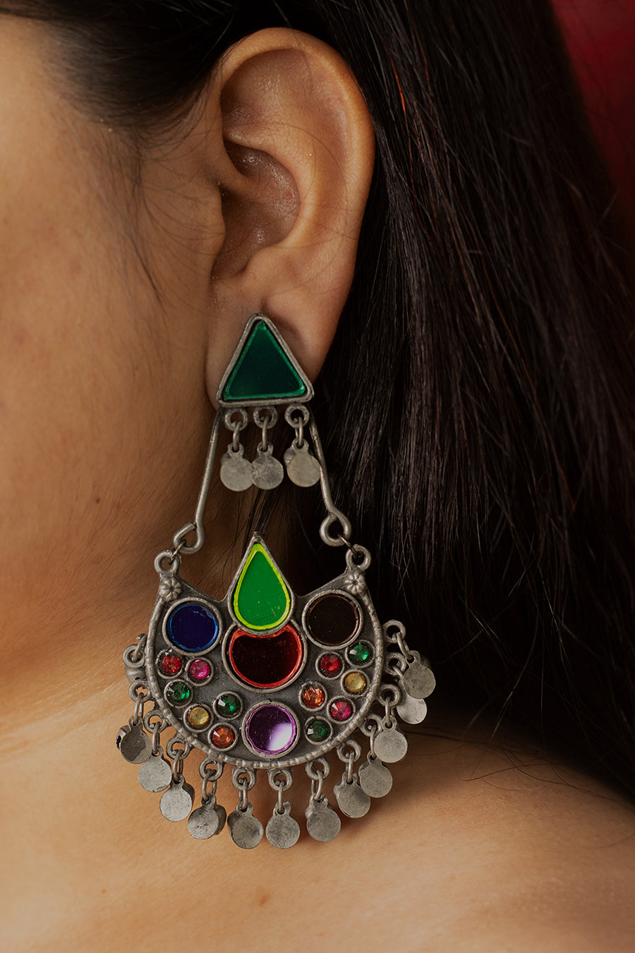 GAURANGI OXIDISED EARRINGS