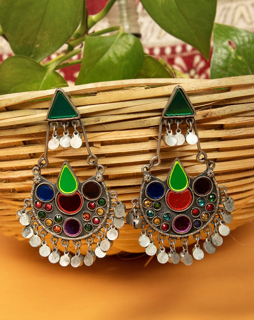 GAURANGI OXIDISED EARRINGS