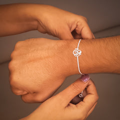 Hari Om 925 Silver Bracelet