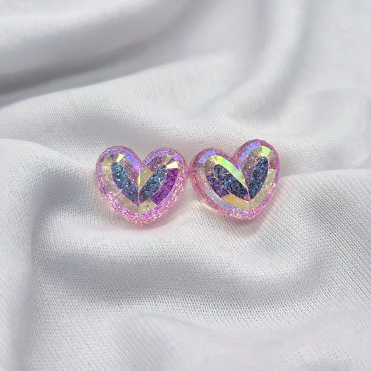 mix heart shape earring /western earring