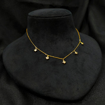 Star Embeded Western Pendant Set