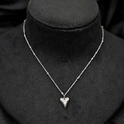 love shape with sterling chain Western Pendant Set