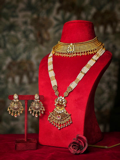 Golden Chokar Set / Wedding Set