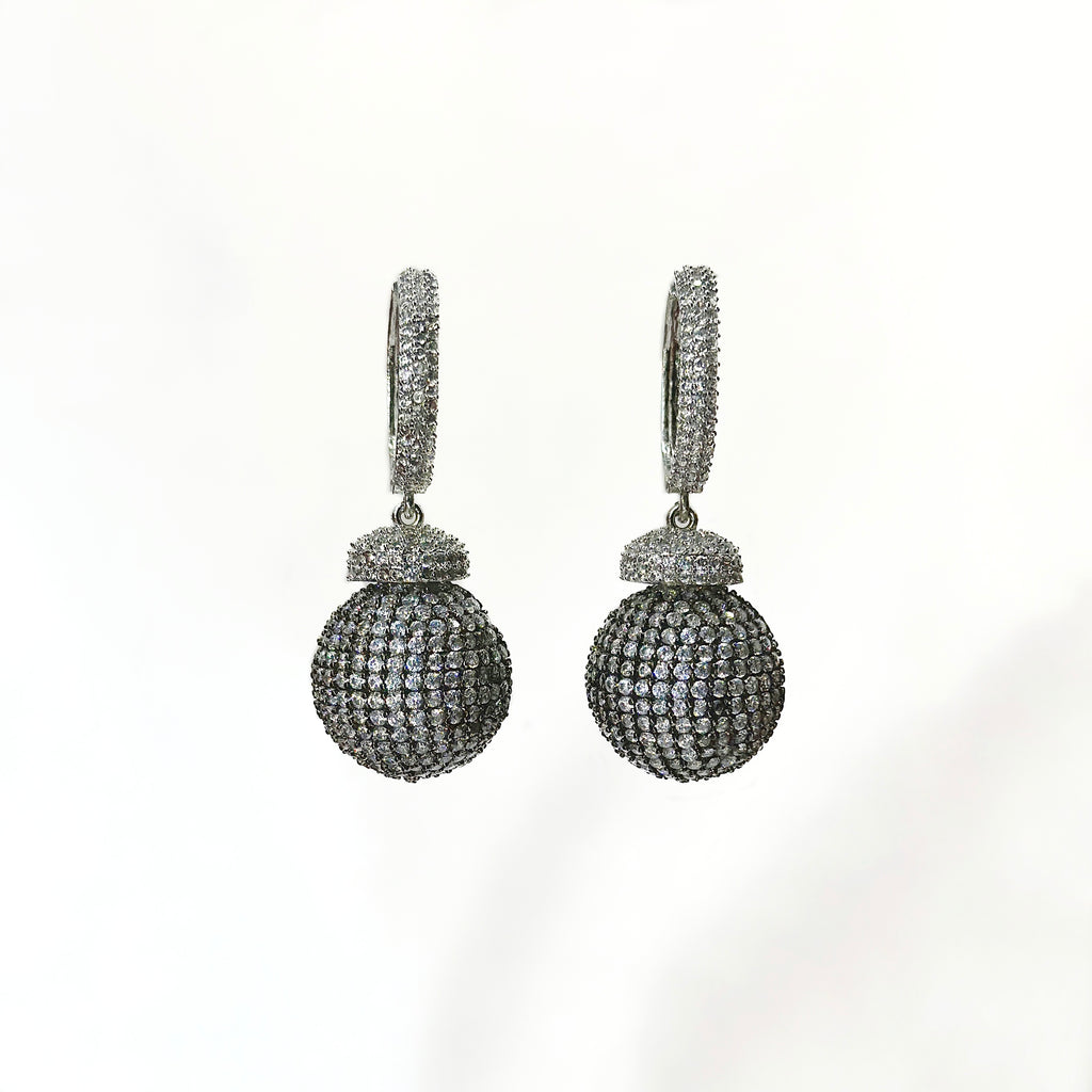 Minimalist Black hanging Earrings for Women