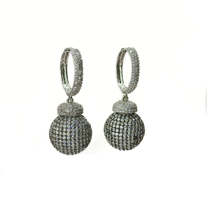 Minimalist Black hanging Earrings for Women