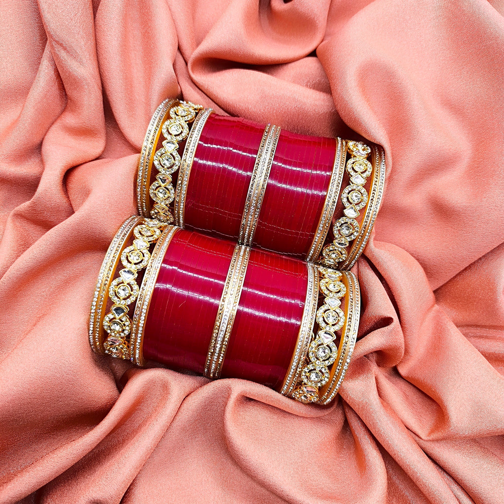 Sheetal Inspired Bridal Red Chura