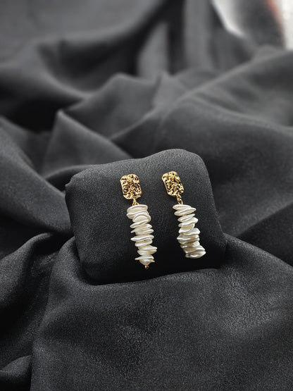 White Pearl Earring 19