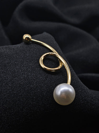 White Pearl Earring 14