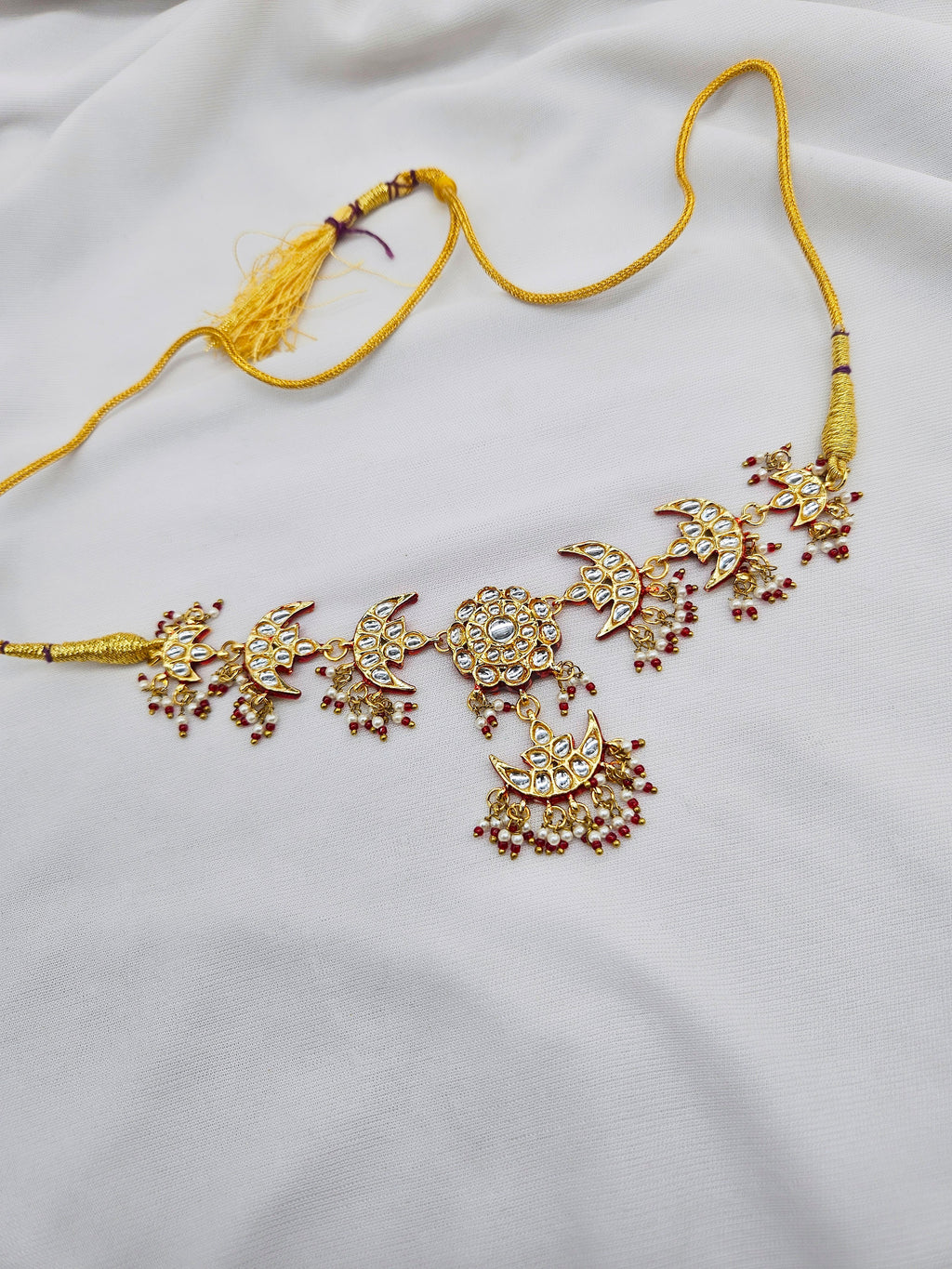 Zaveri Demifine Kundan Chokar set