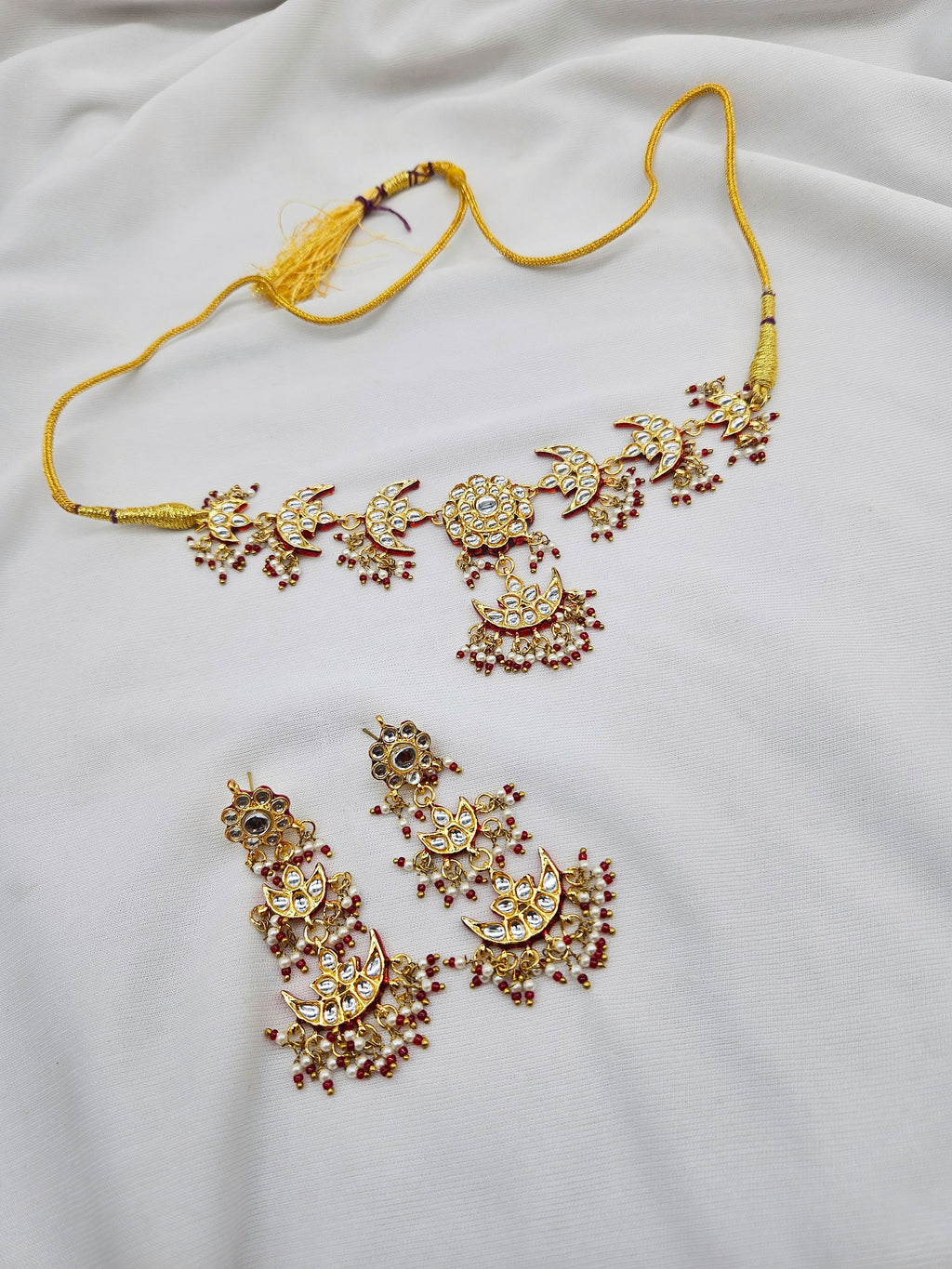 Zaveri Demifine Kundan Chokar set