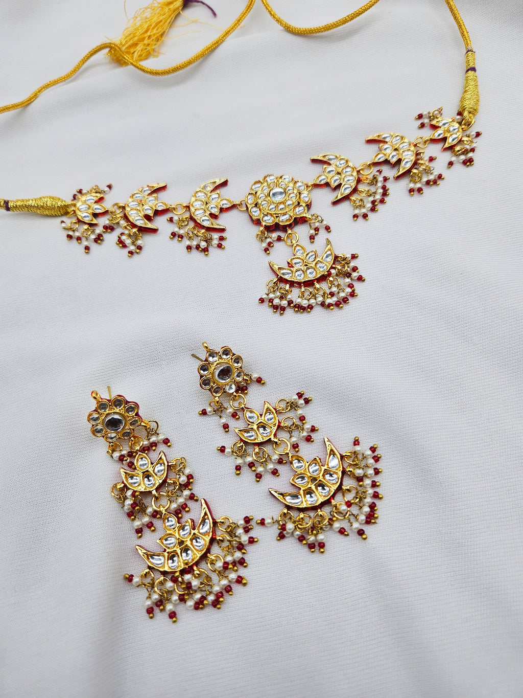 Zaveri Demifine Kundan Chokar set