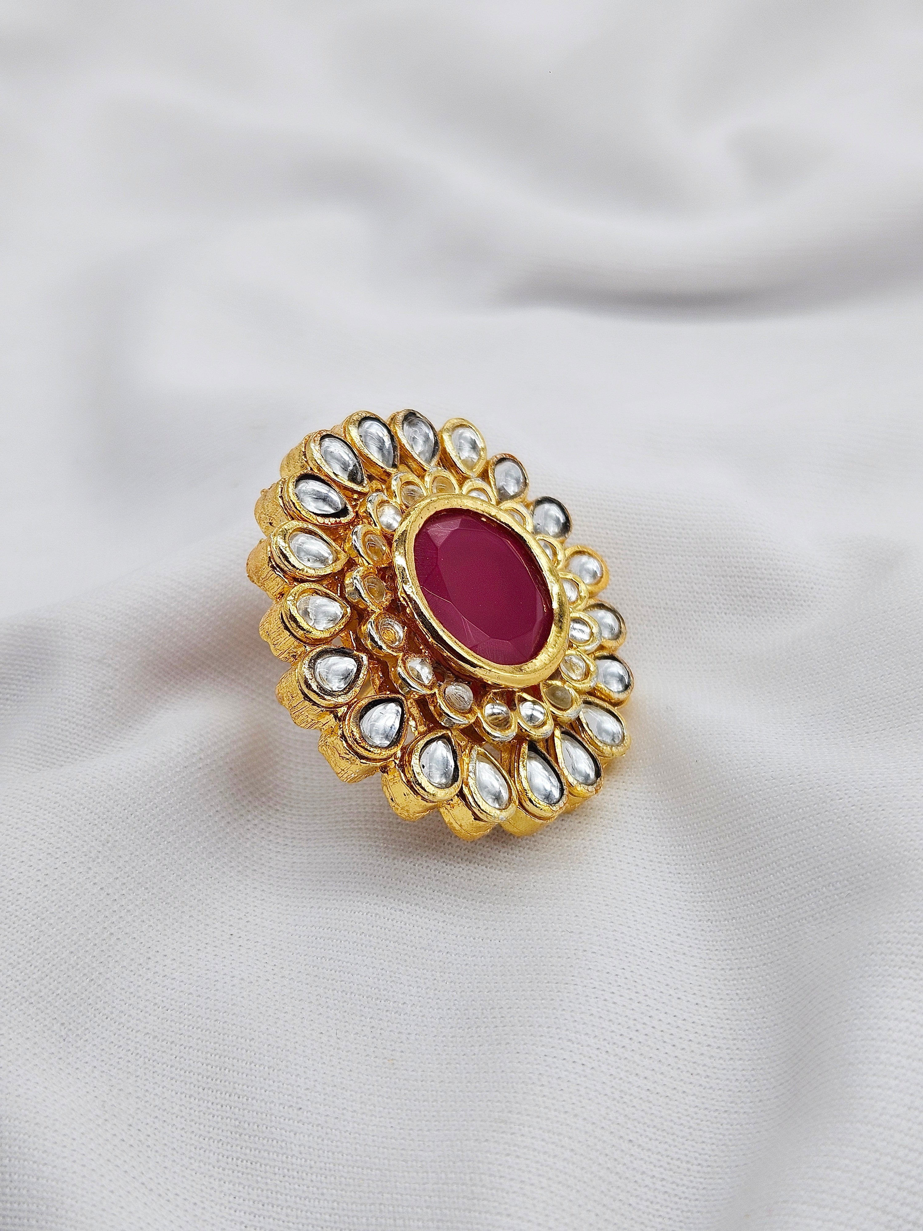 KAVIPUSHP BRIDAL RING ADJUSTABLE 014