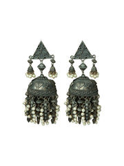 SURMA JHUMKI PEARL