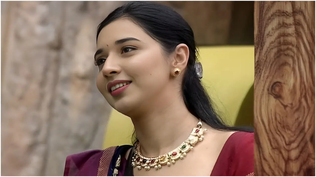 Navratan Polki Necklace & Earring Set