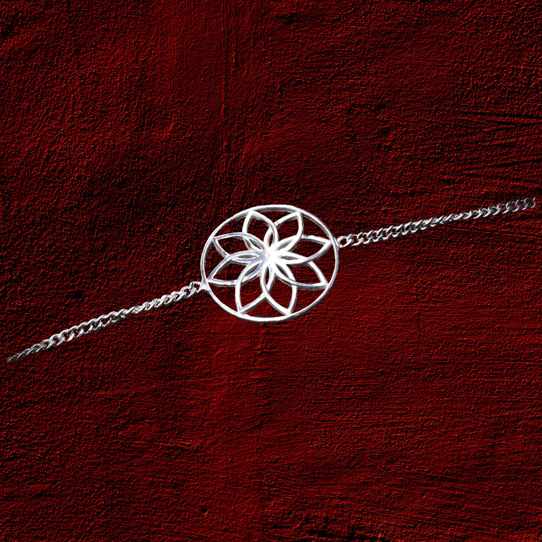 Flower 925 Silver Bracelet