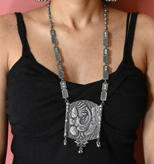 SANAZ OXIDISED NECKLACE SET