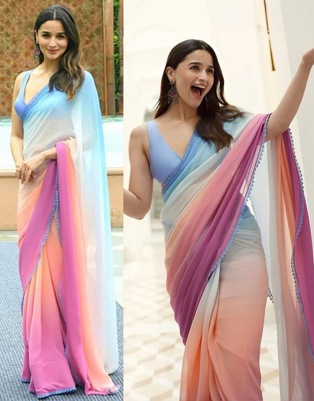 ALIA ROCKY RANI MULTI INSPIRED SAREE