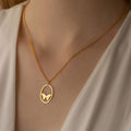 CIRCLE OF BUTTERFLY PENDANT
