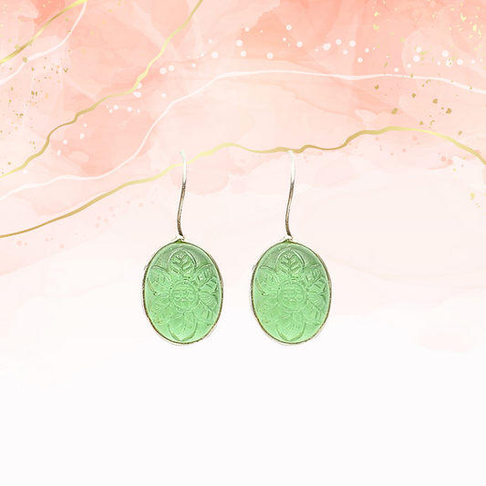 MINT STONE EARRINGS