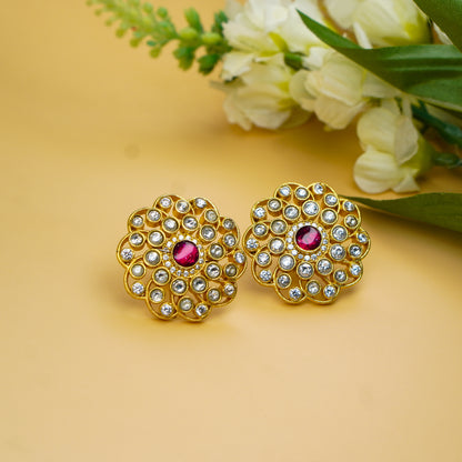 TRISHALA POLKI EARRINGS