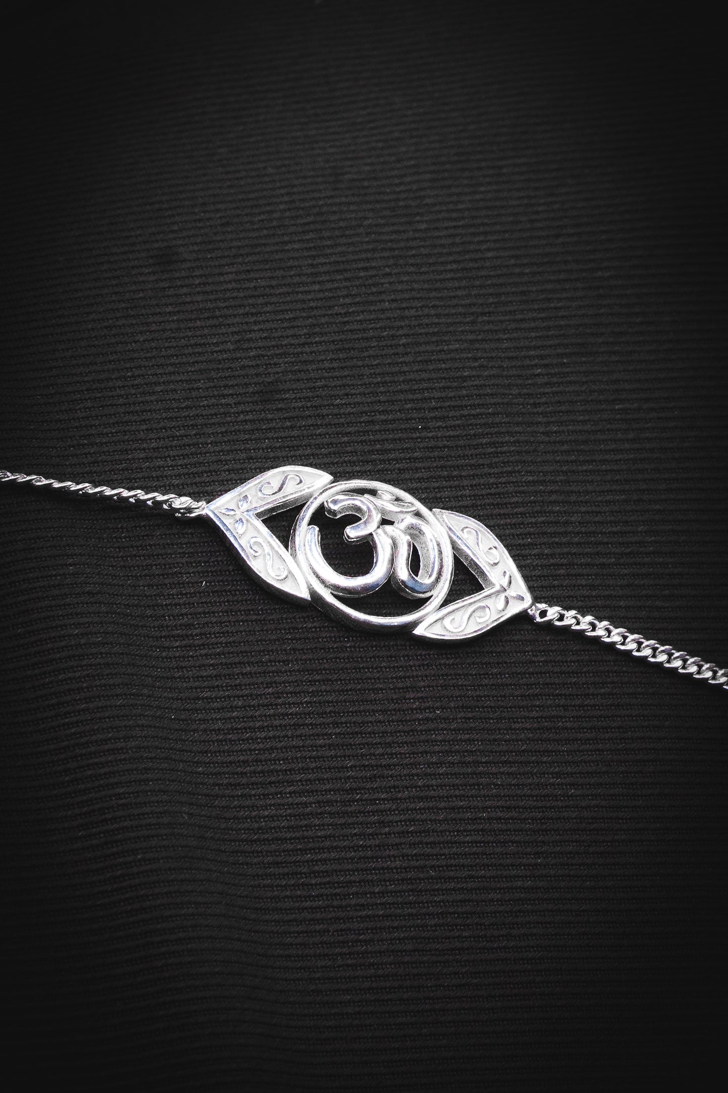 OM STERLING SILVER RAKHI