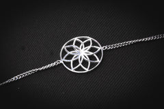 Flower 925 Silver Bracelet