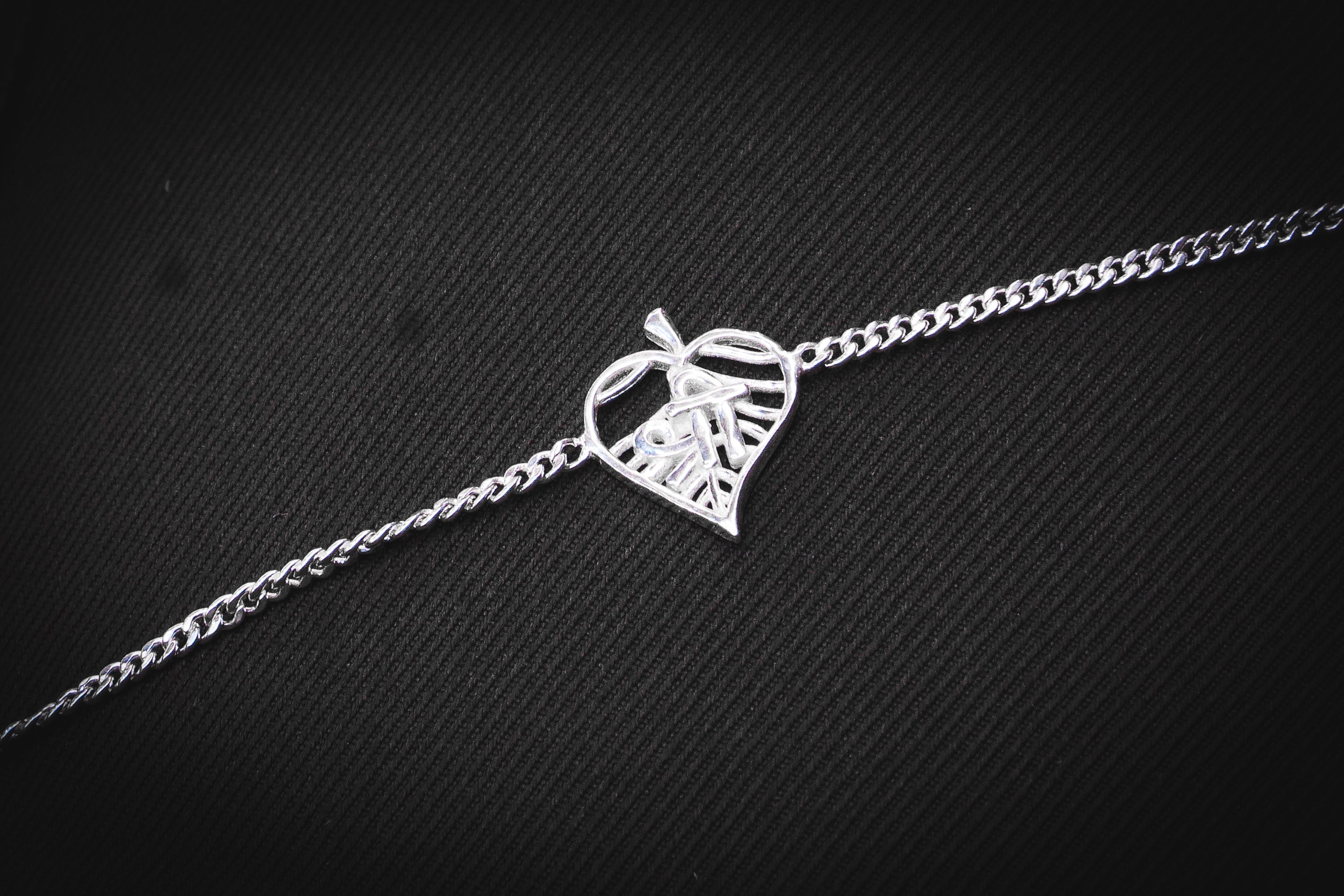Paan Patta 925 Silver Bracelet