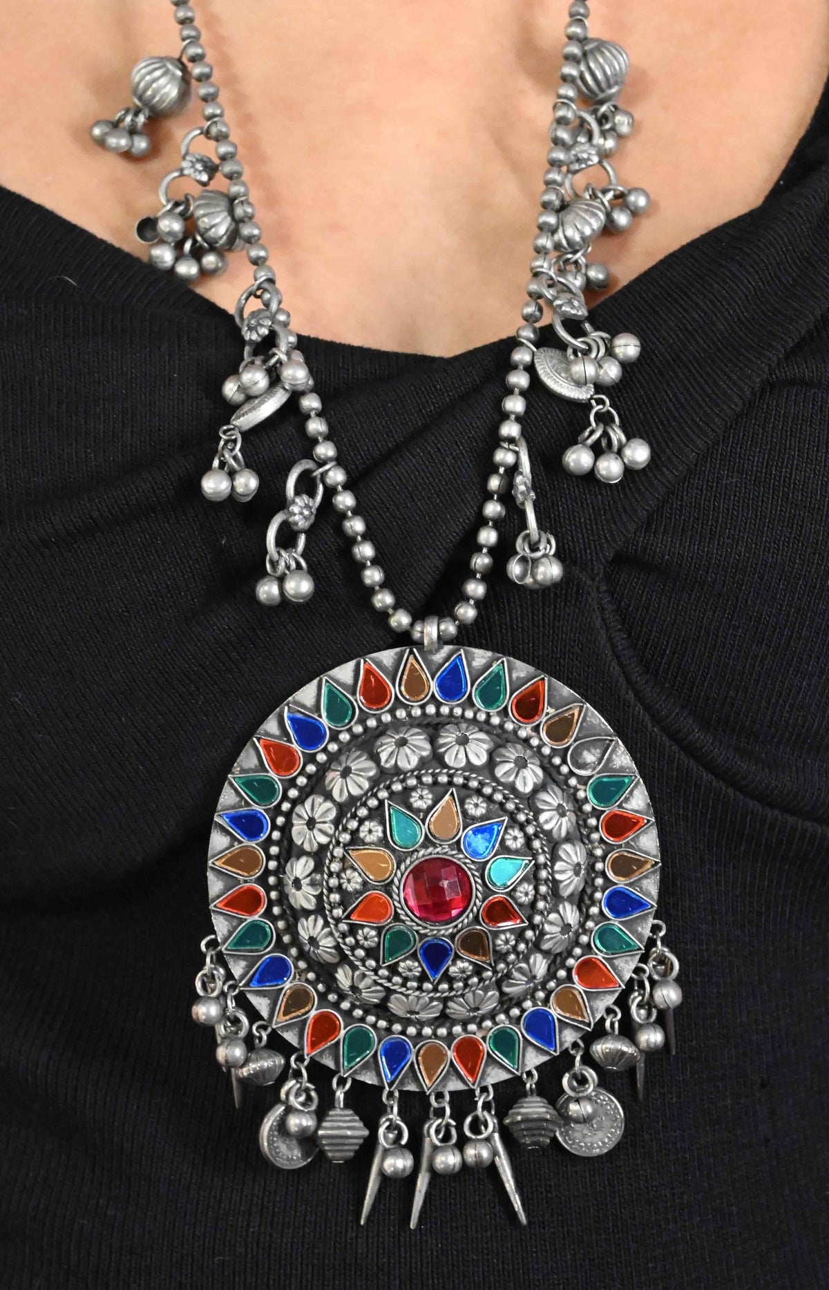 GAMINI OXIDISED NECKLACE SET