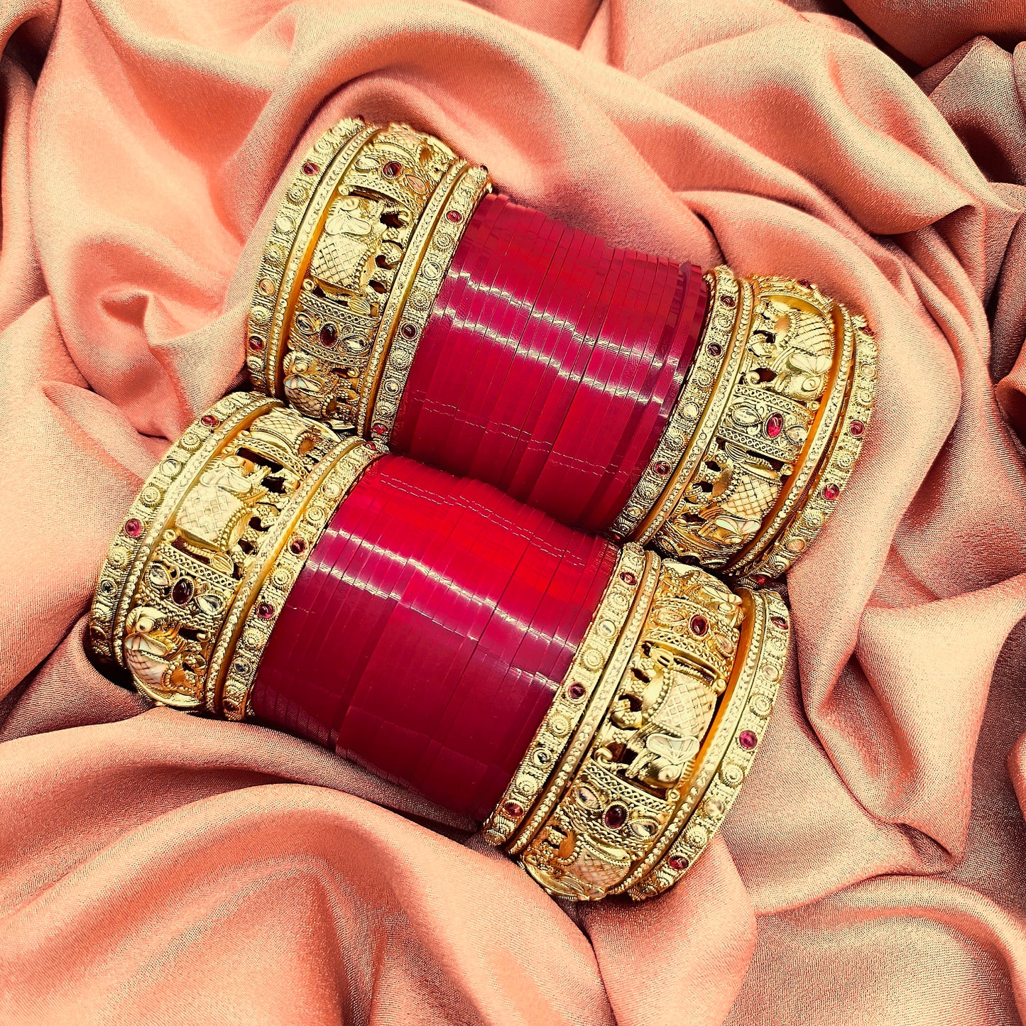 Hathi Motive hath chura for women