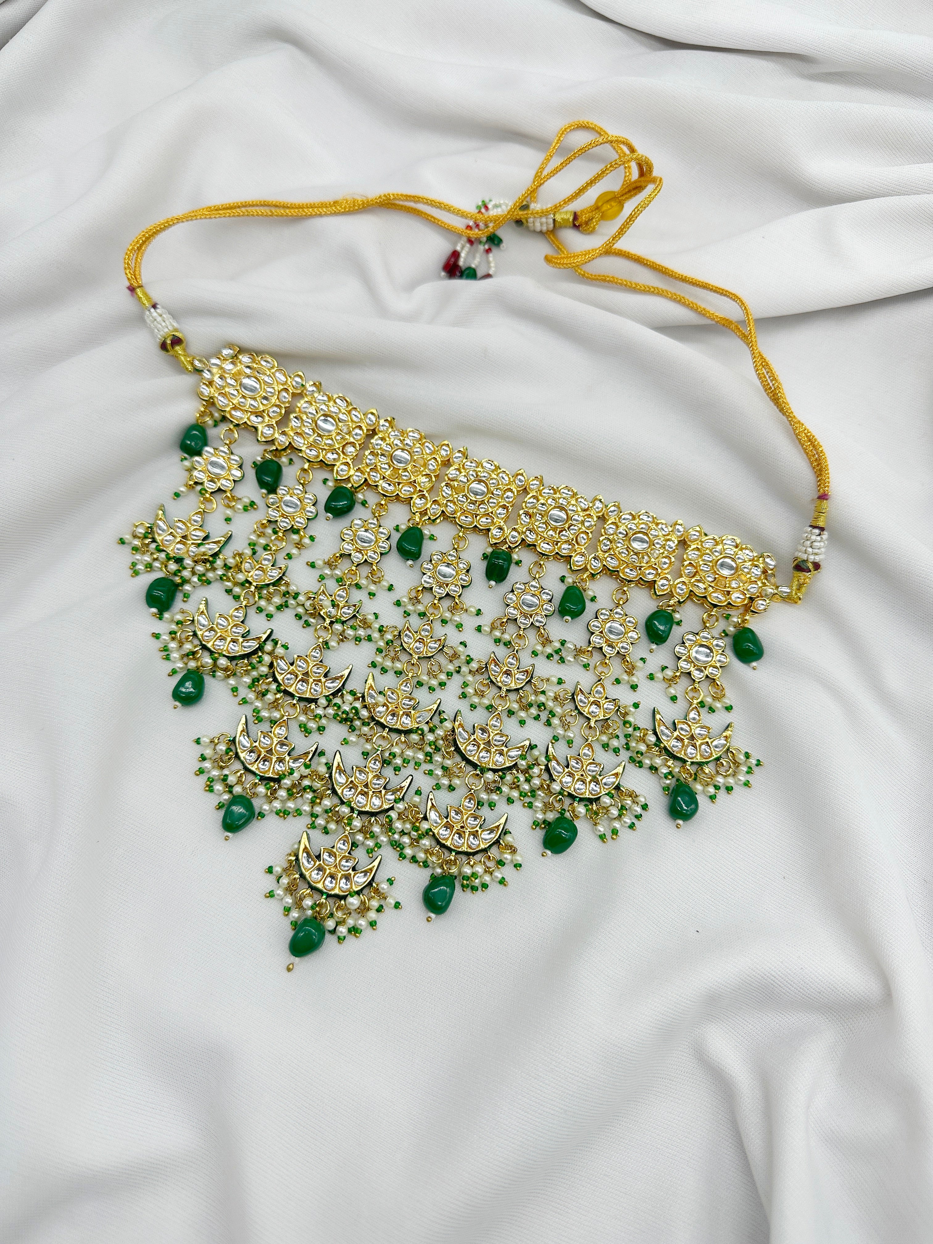 KavipushpV Fall Defimine Kundan Set 015