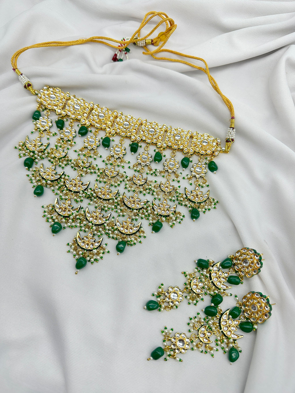 KavipushpV Fall Defimine Kundan Set 015