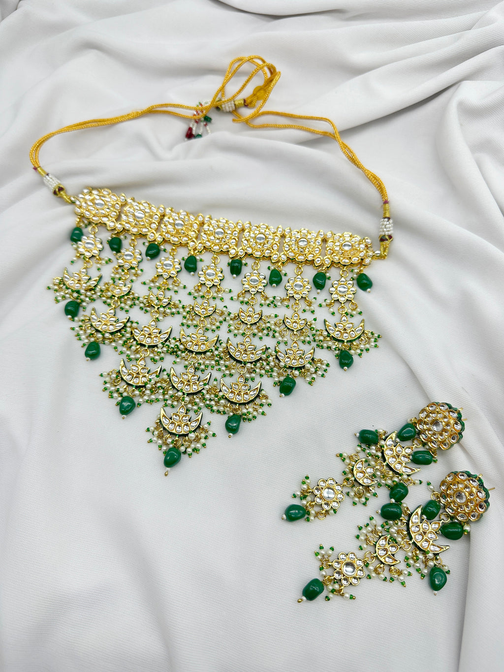 KavipushpV Fall Defimine Kundan Set 015