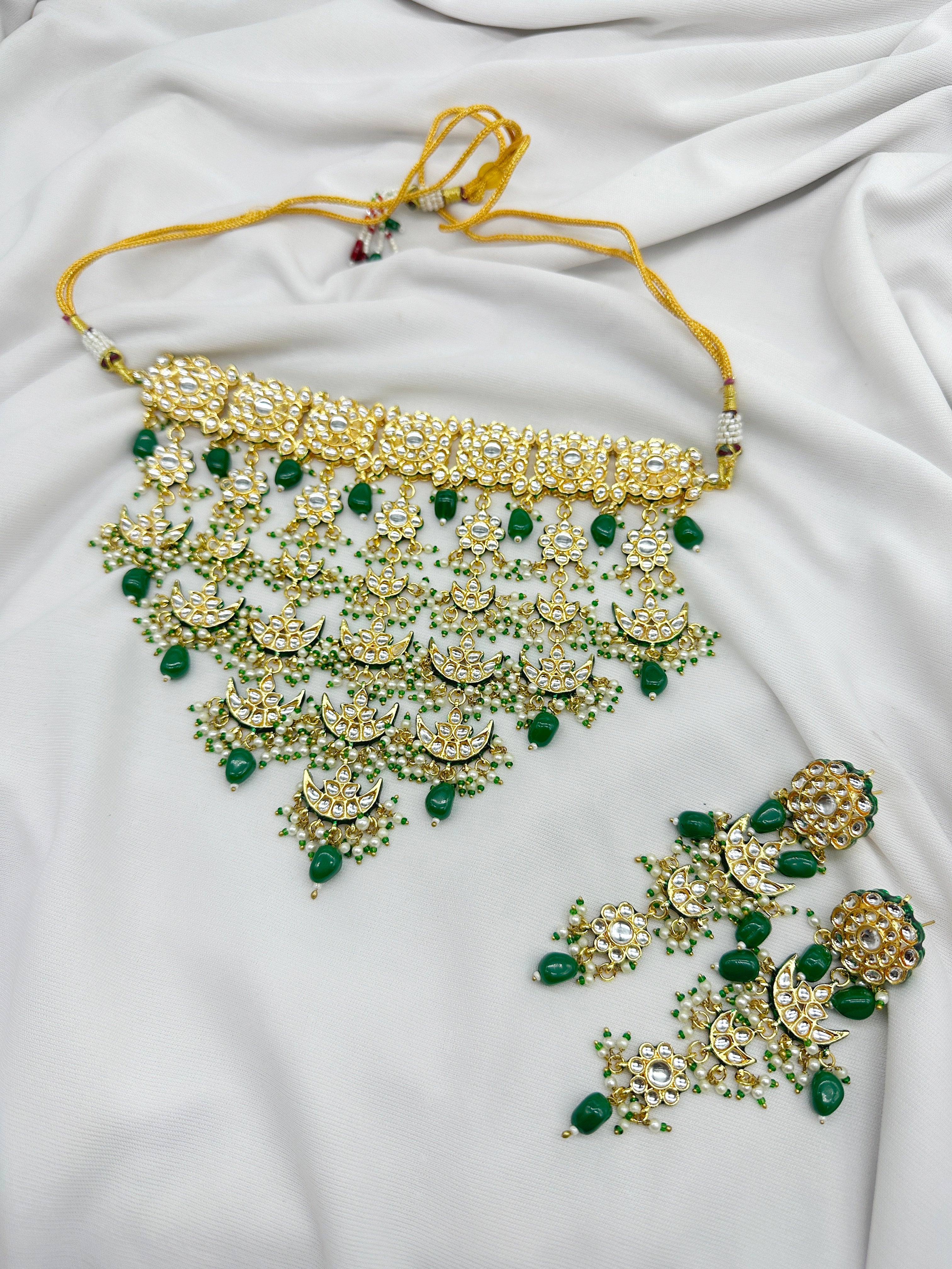KavipushpV Fall Defimine Kundan Set 015