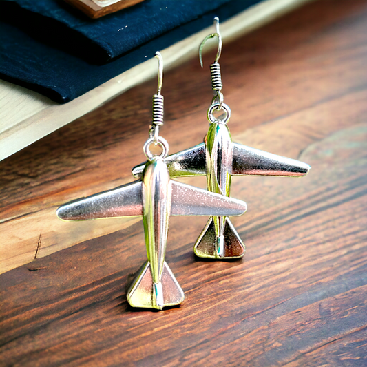 "Vyoma Trendy Aeroplane Earring – Soar in Style, Affordable Adventure"
