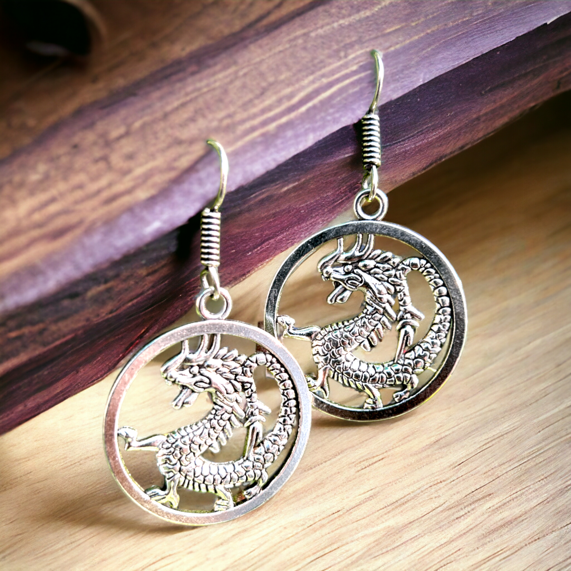"Vyoma Dragon Ring Earring – Majestic Symbolism, Affordable Majesty"