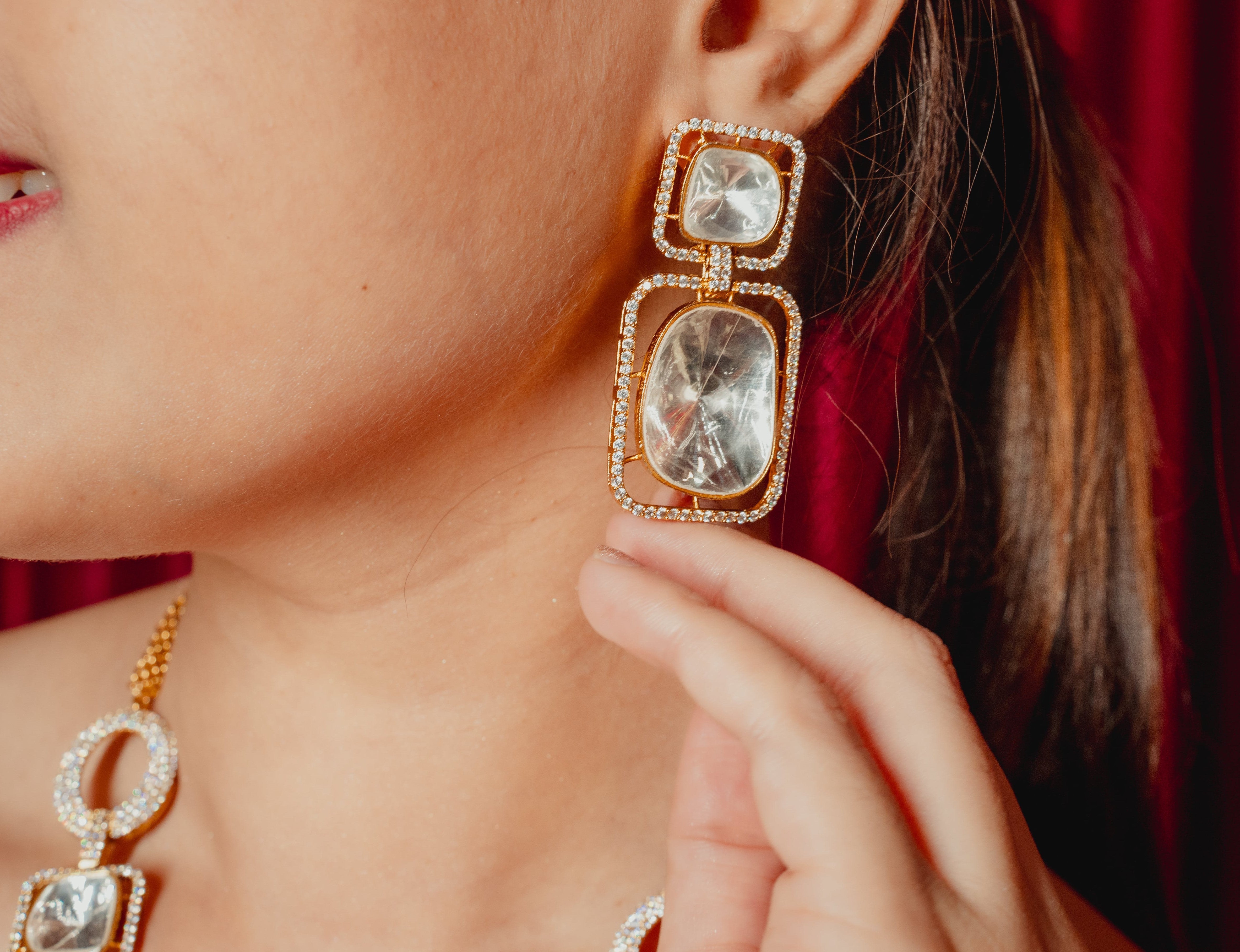 Earring Pendant Set