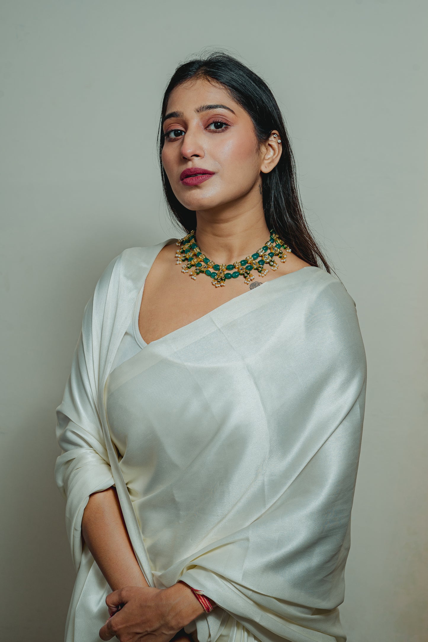 NAVYA GREEN RANI NECKLACE