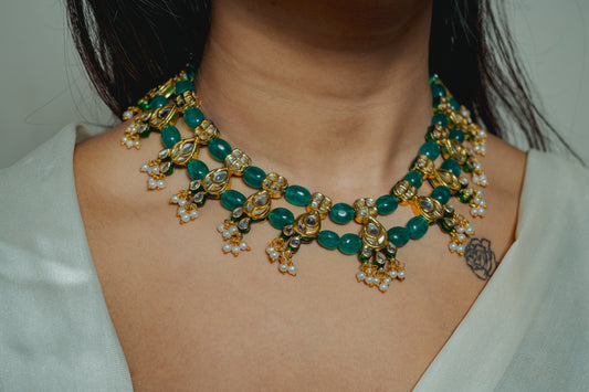 NAVYA GREEN RANI NECKLACE