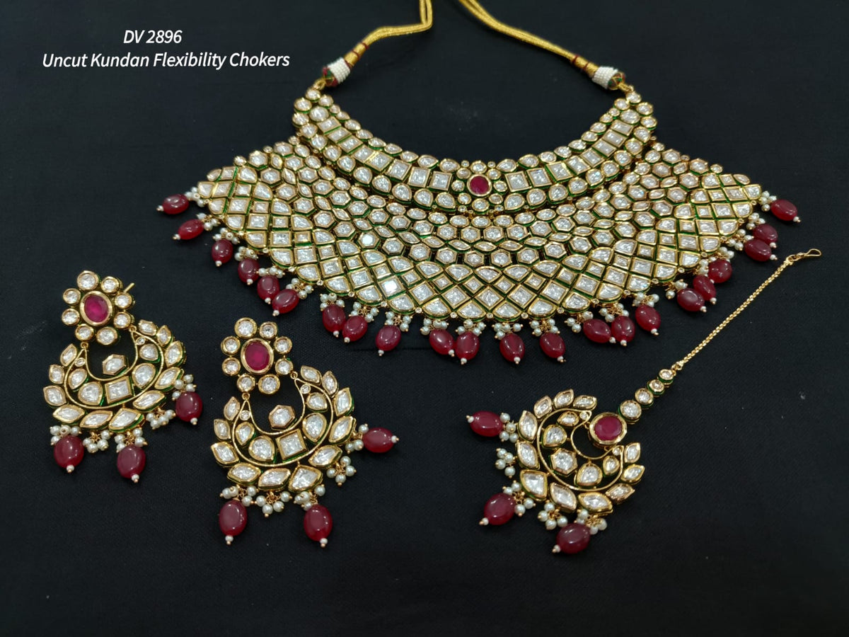 KUNDAN RAJWADI BRIDAL SET